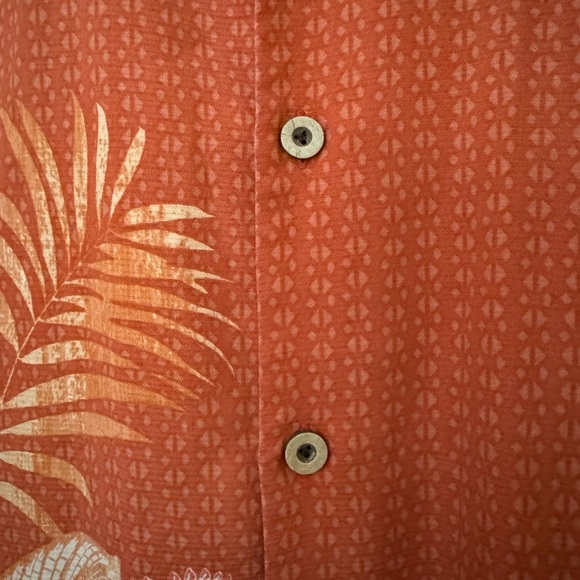 Tommy Bahama Silk Button Up Hawaiian Shirt - Picture 5 of 5